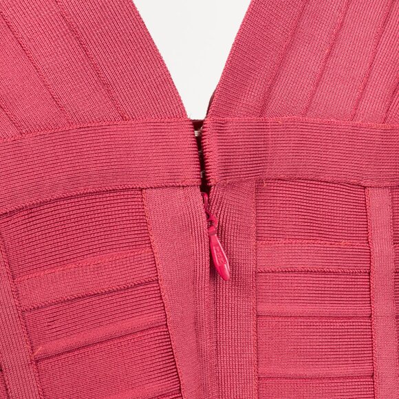 Herve Leger Pink Sleeveless Bandage Top - Picture 6 of 9